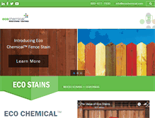 Tablet Screenshot of ecochemical.com
